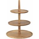 Olympia Acaciahouten Etagère 305(Ø) X 395(h)mm, Olympia FE152