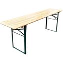 Opklapbare Biertafel 220 (l) X 50 (b) cm | Tuinbank | Fn991