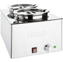 Buffalo Bain-Marie Met 2x 5,2L Bakken - Buffalo FT695