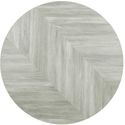 Bolero Voorgeboord Rond Tafelblad Chevron Design 600mm - FU511