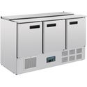 Gekoelde saladette met deksel | 3 Deuren, 1/1GN | 368 liter | Polar G607