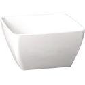 Vierkante melamine kom Pure 12,5cm wit | GF134