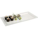 Melamine rechthoekige schaal | wit | 35,5x18cm | GF158