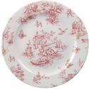Churchill Toile Cranberry Bord 20.3 cm Pak van 6 - GF612