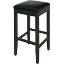 Bolero hoge kunstlederen barkruk zwart (2 stuks) | GG648