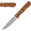 Olympia jumbo steakmes met houten heft 25cm | GG819
