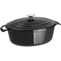 Ovale Braadpan | 5 liter | Zwart | Vogue | GH306