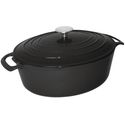 Ovale Braadpan | 6 liter | Zwart | Vogue | GH310