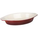 Ovale Gietijzeren Gratineerschaal | 65cl | Rood | Vogue | GH317
