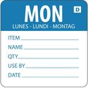 Oplosbare Voedseletiketten Daglabels | Maandag Blauw | Vogue | GH351