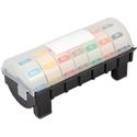 2,5cm Multidispenser | Inclusief 7 Rollen Voedseletiketten Daglabels Oplosbaar | Vogue | GH474