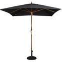 Bolero vierkante zwarte parasol 2,5 meter | GH990