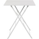 Bolero vierkante opklapbare stalen tafel grijs 60cm | GK988