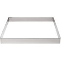 De Buyer vierkante vorm RVS 20x2cm | GM387