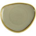 Olympia Kiln driehoekige borden mosgroen 23cm | GP473