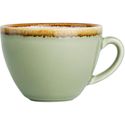 Olympia Kiln cappuccinokopjes mosgroen 23cl | GP478