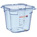 Araven | Voedseldoos | ABS | Blauw | GN1/6 | 15cm hoog | GP572