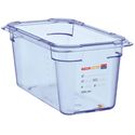 Araven | Voedseldoos | ABS | Blauw | GN1/4 | 15cm hoog | GP576