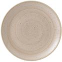 Churchill Stonecast Nutmeg Cream Evolve Coupe Bord 28.6 cm Pak van 12 - GR934