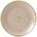 Churchill Stonecast Nutmeg Cream Evolve Coupe Bord 16.5 cm Pak van 12 - GR937