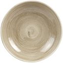 Churchill Stonecast Patina Antique Taupe Coupe Evolve Coupe Bord 32.4 cm Pak van 8 - HC790