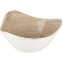 Churchill Stonecast Patina Antique Taupe Driehoekige Kom 15.2 cm Pak van 12 - HC796