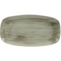 Churchill Stonecast Patina Burnished Green Chefs Ovaal Bord 35.2 X 18.7 cm Pak van 6 - HC818