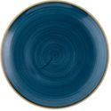Churchill Super Vitrified Churchill Stonecast Java Blue Evolve Coupe Bord 22 cm Pak van 12 - HR382