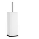 Jantex Vierkante Toiletborstel en Houder - wit - HT477