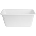 Fiesta Recyclable Fiesta Composteerbare Bagasse Voedselcontainer Bases 1000ml (pakket van 100) - HW036