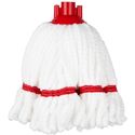 Jantex Microvezel Mopkop Rood Streep 150g - HX249