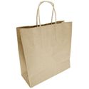 Fiesta Compostable HY760 Fiesta Recycleerbare Twist Handle Bruin Papieren Tassen Klein (250 stuks)