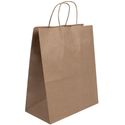 Fiesta Compostable HY766 Fiesta Recycleerbare Twist Handle Bruine Papieren Tassen Groot (250 stuks)