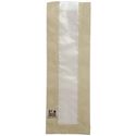 Fiesta Compostable HY775 Fiesta Composteerbare Baguettezakken met Glasine Venster 300x100x60mm (1000 stuks)