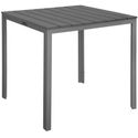 Bolero Valletta Grijs Latten Tuin Tafel 780mm - HZ021