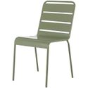 HZ818 Bolero Amalfi Gelat Staal Stoel Olijfgroen (4 stuks)