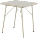 HZ821 Bolero Amalfi Vierkante Gelat Staal Inklapbare Tafel Taupe 700mm