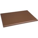 Hygiplas kleurcode snijplank bruin 450x300x25mm | J035