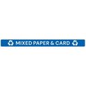 Jantex JB491 Slim Bin deksel label - Gemengd Papier & Karton