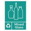 Jantex JB494 Slim Bin Label - Gemengd glas