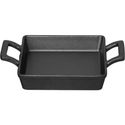 Olympia JF045 gietijzeren vierkante schaal met oren 130x130mm