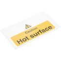 Vogue 'Caution - Hot surface' waarschuwingsbord