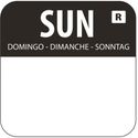 Voedseletiketten Zondag | Kleurcode Zwart | Vogue | L930