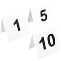 Olympia plastic tafelnummers 1-10 | L981