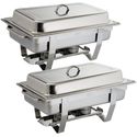 Olympia Milan chafing dish set 2 stuks | S300
