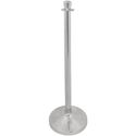 Bolero verchroomde afzetpaal met vlakke knop | S653