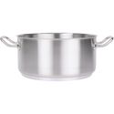 Rvs Kookpan Laag Model | 7,5 liter | Vogue | T177