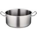 Rvs Kookpan Laag Model | 13 liter | Vogue | T187