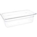 Polycarbonaat Bak | Transparant | Gn1/3 | 10cm Hoog | Vogue | U233