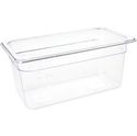Polycarbonaat Bak | Transparant | Gn1/3 | 15cm Hoog | Vogue | U234